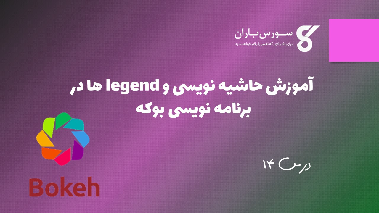  آموزش حاشیه نویسی و legendها در برنامه نویسی بوکه