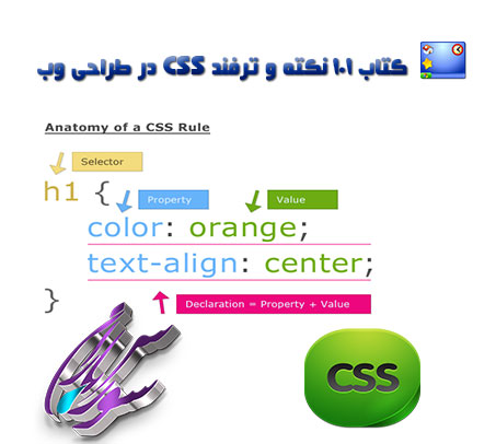 کتاب آموزش 101 نکته و ترفند CSS در طراحی وب