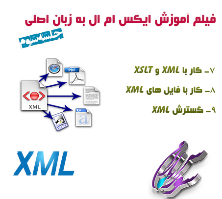 فیلم آموزش XML به زبان اصلی – جلسه سوم