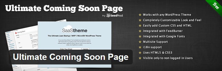 Ultimate Coming Soon Page